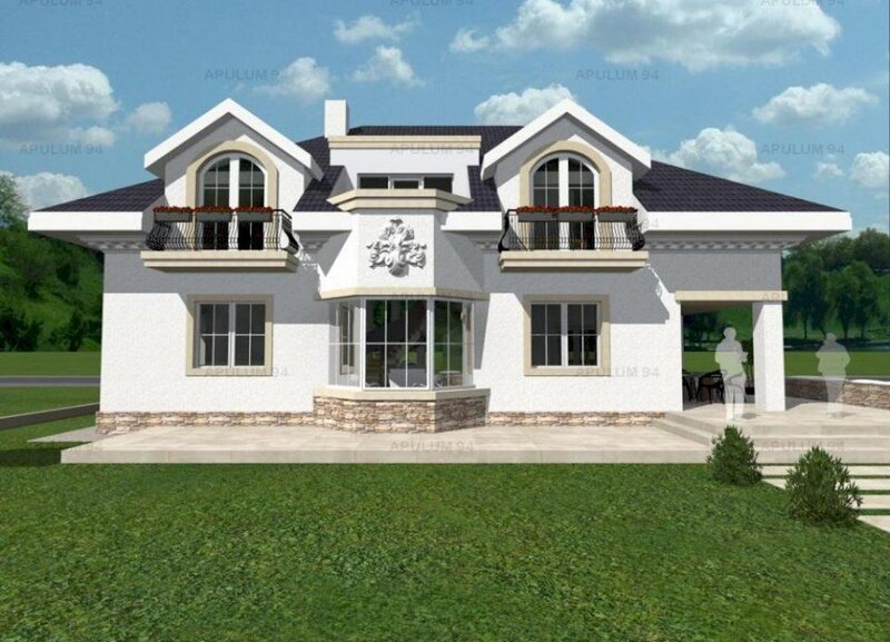 Vila la rosu  Domnesti Ciutaci.